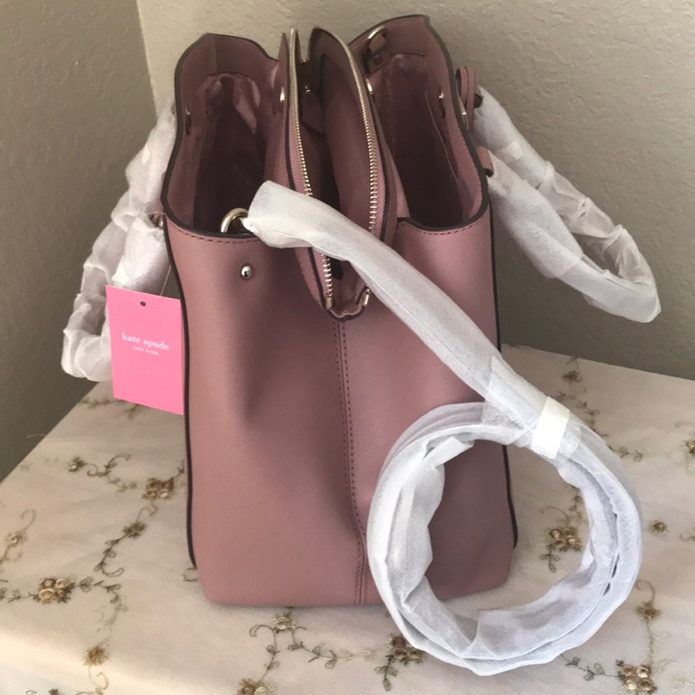 NWT Kate Spade dusty pink satchel bag - Picture 6 of 6